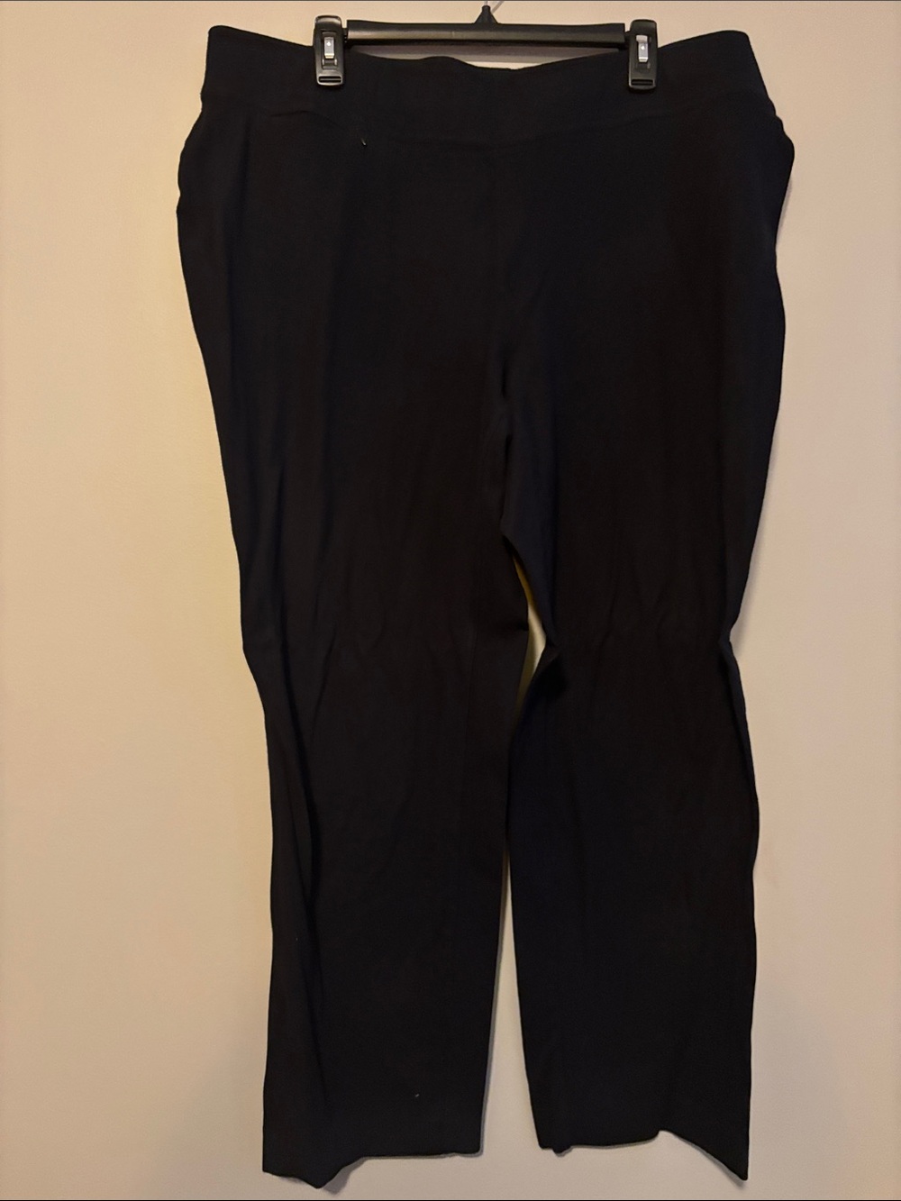 Lands' End Women's Straight Leg Pants in Black
